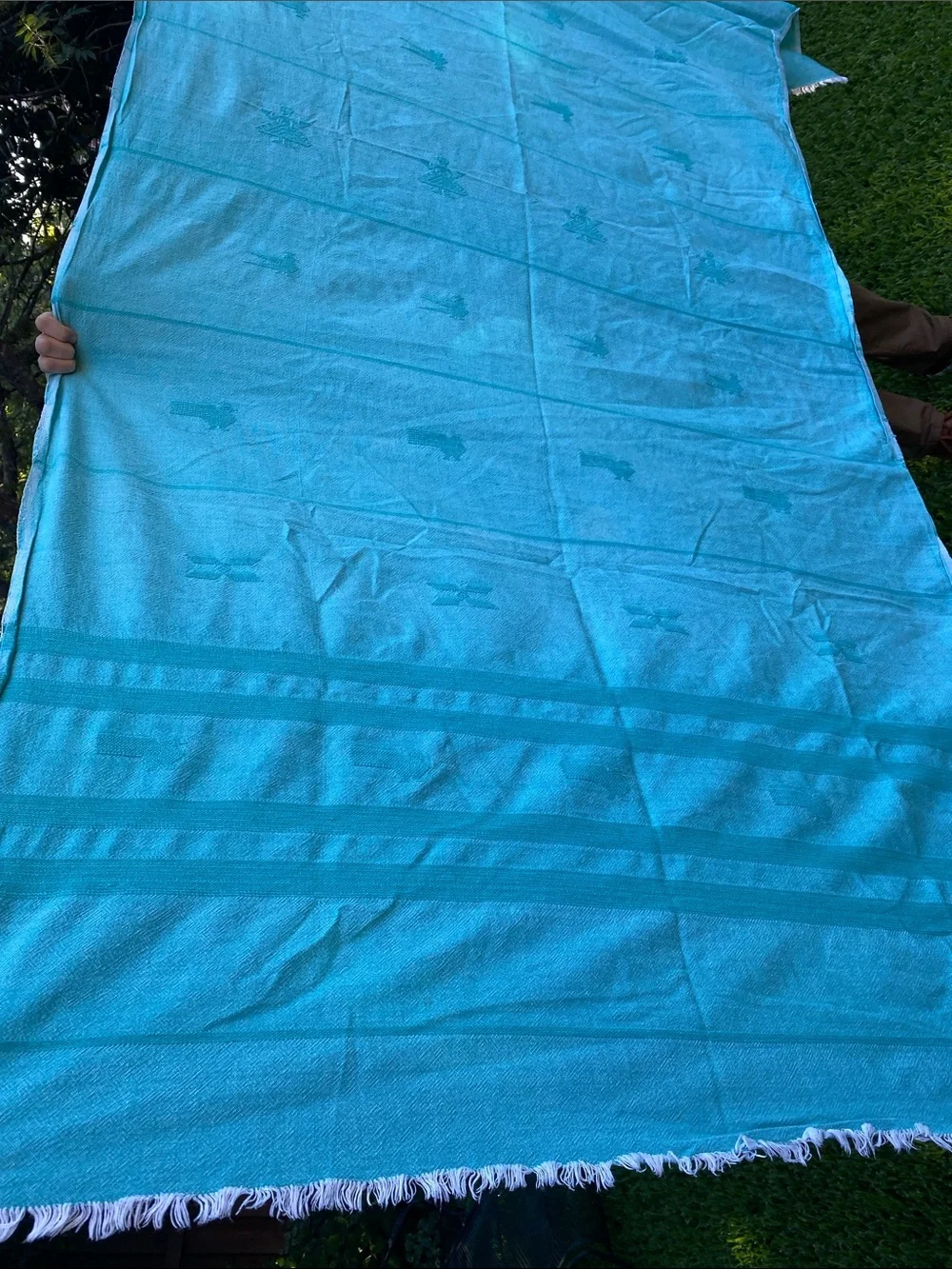 Exportadora Tecun Uman Made in Guatemala textile XL picnic beach blanket